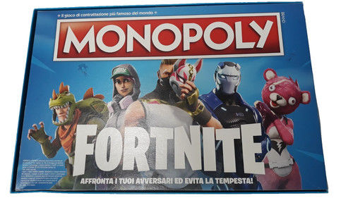 Hasbro monopoly fortnite gioco - monopoly,