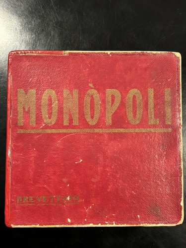 Monopoli brevettato scatola - monopoli,