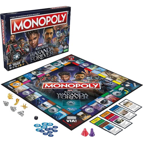 Monopoly black panther wakanda - monopoly,