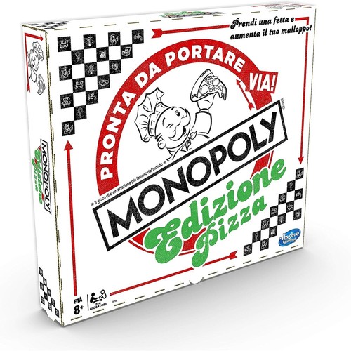 Hasbro monopoly pizza gioco - pizza,